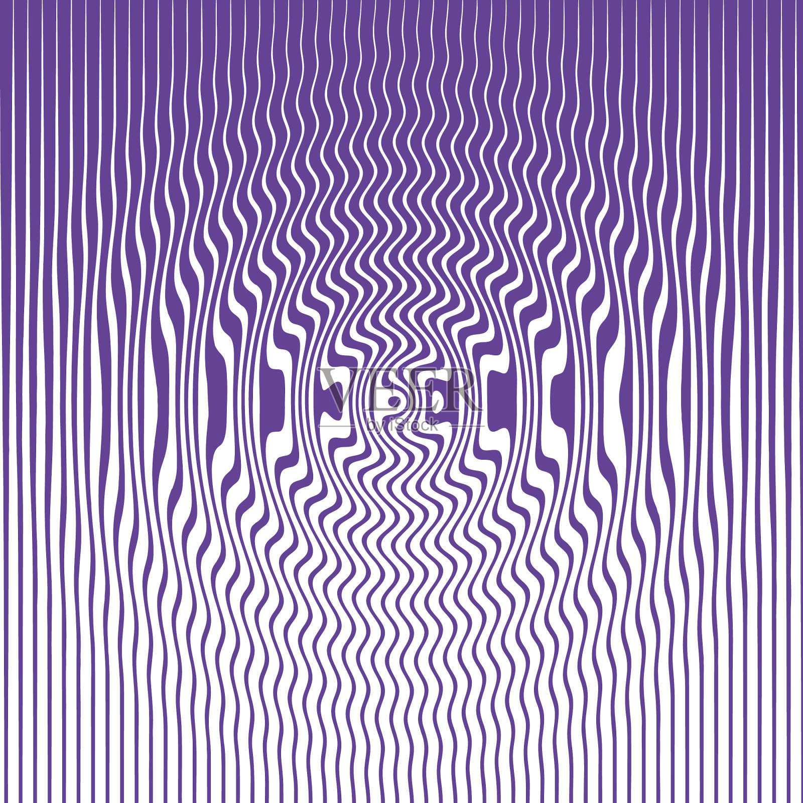 半色调模式池塘涟漪插画图片素材