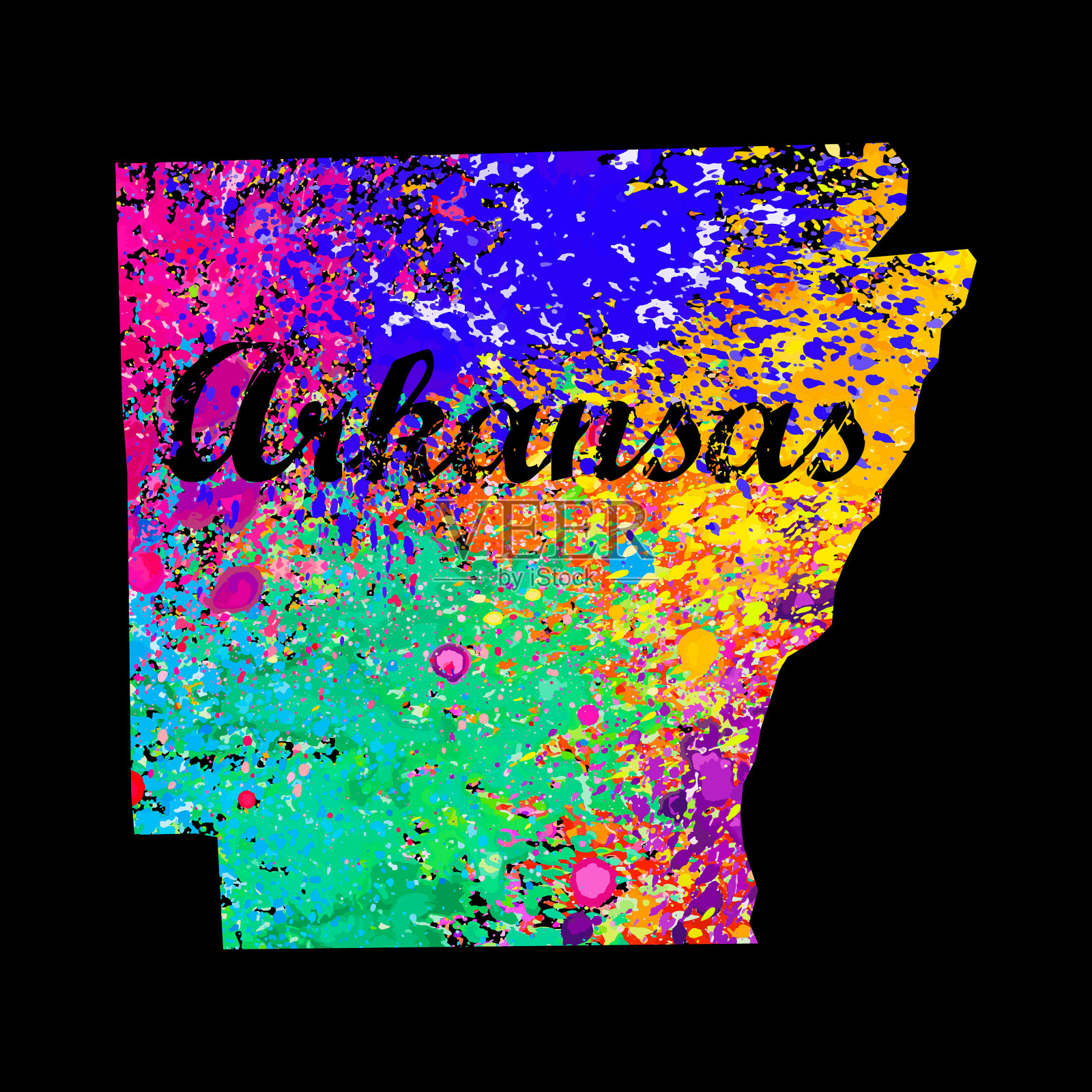 阿肯色州插画图片素材