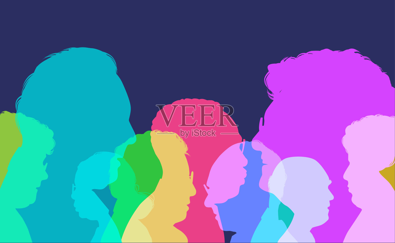 老年人插画图片素材