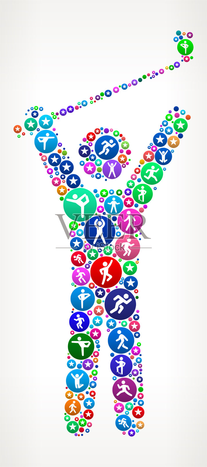 高尔夫运动员人们在运动健身图标模式插画图片素材