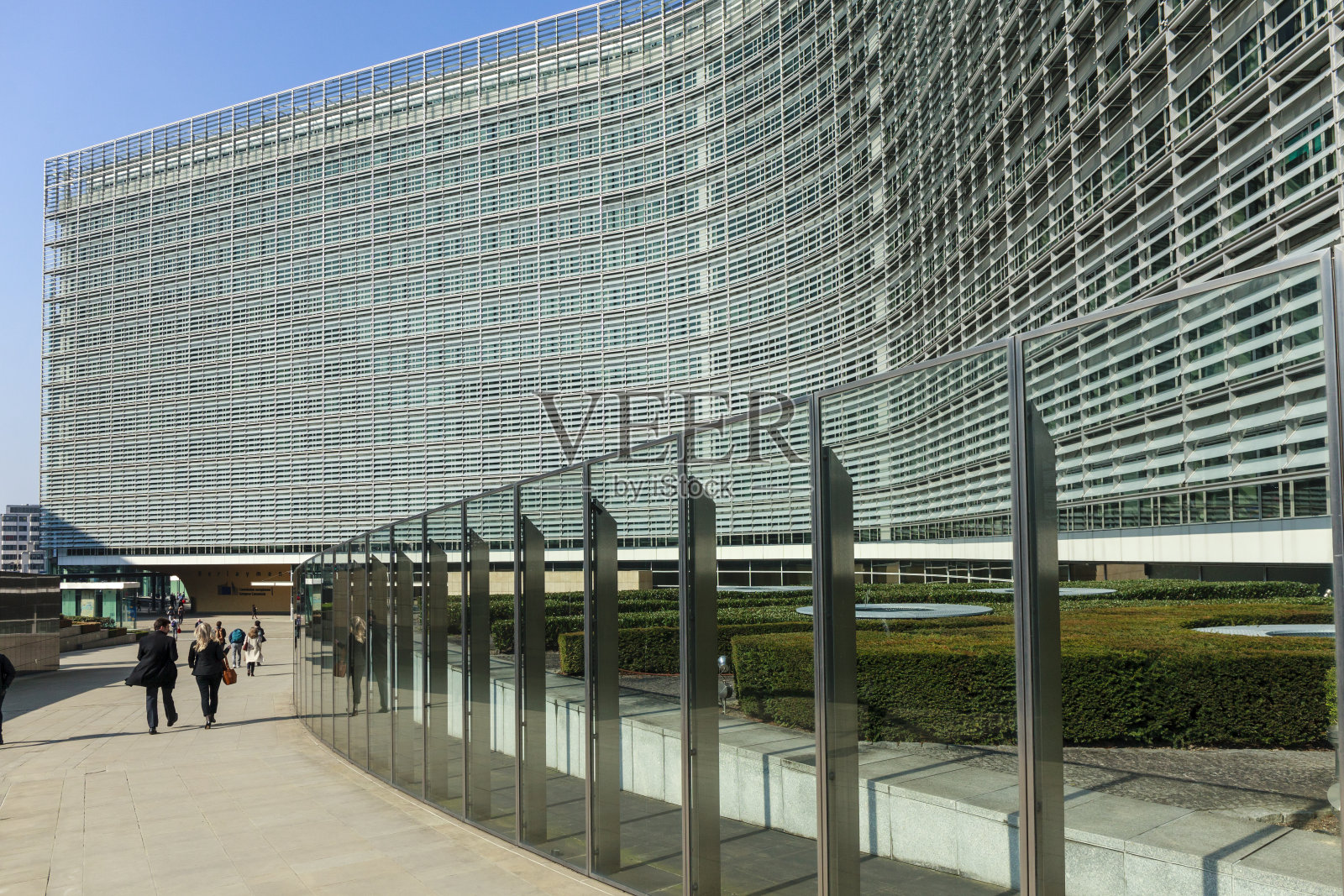 欧洲委员会的Berlaymont办公楼，布鲁塞尔照片摄影图片