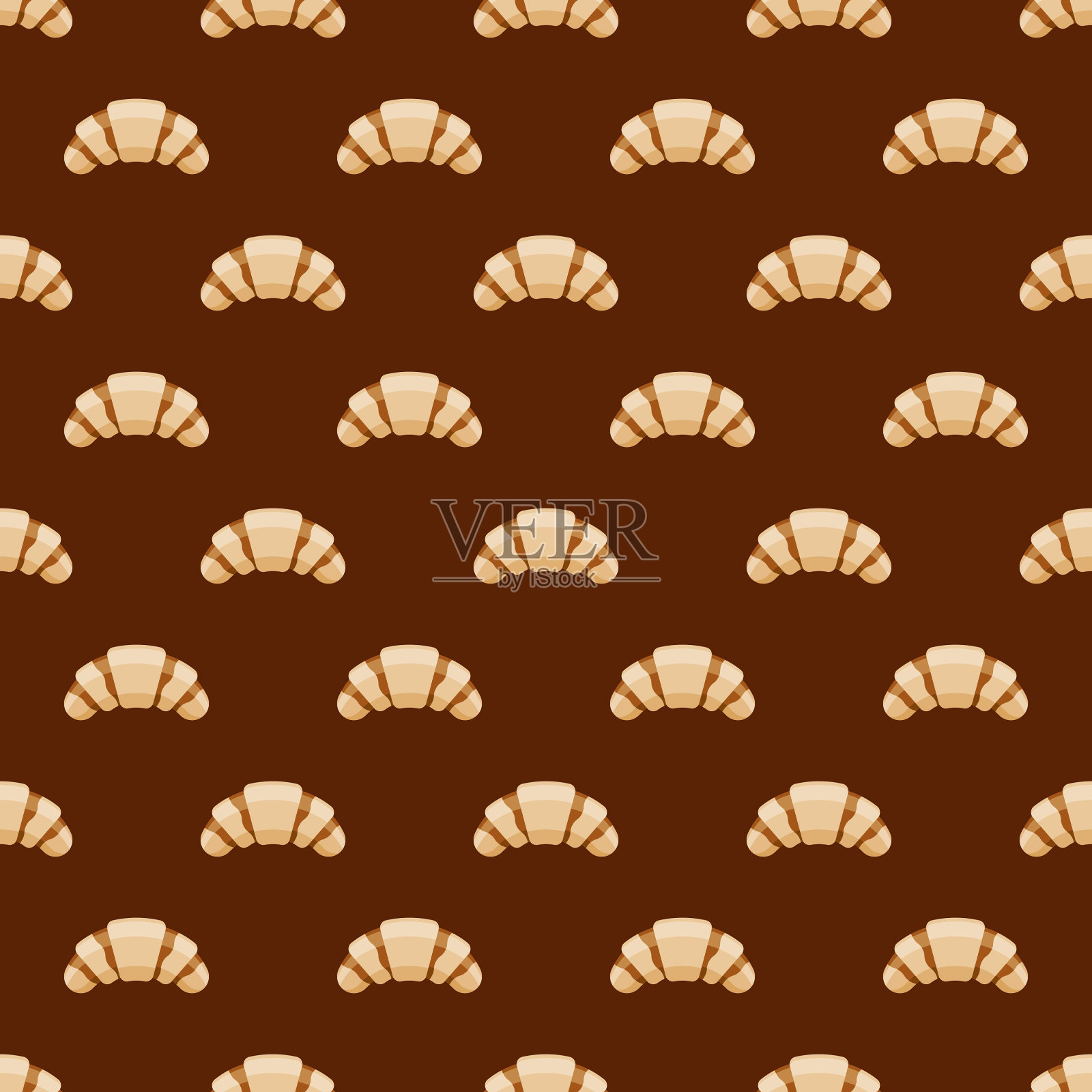 巧克力无缝图案插画图片素材