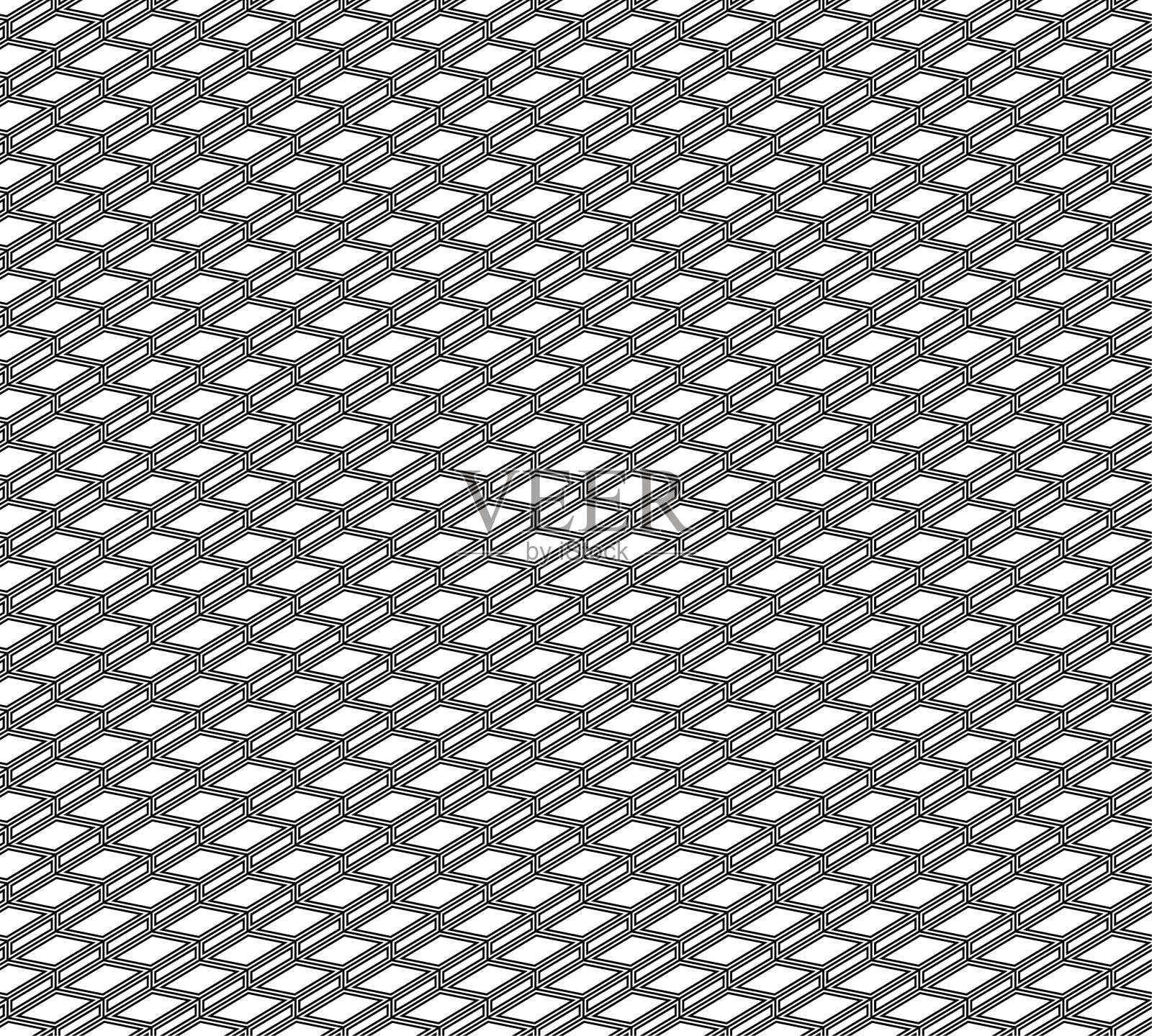 无缝抽象背景图案-灰色壁纸，黑色和白色-矢量插图插画图片素材