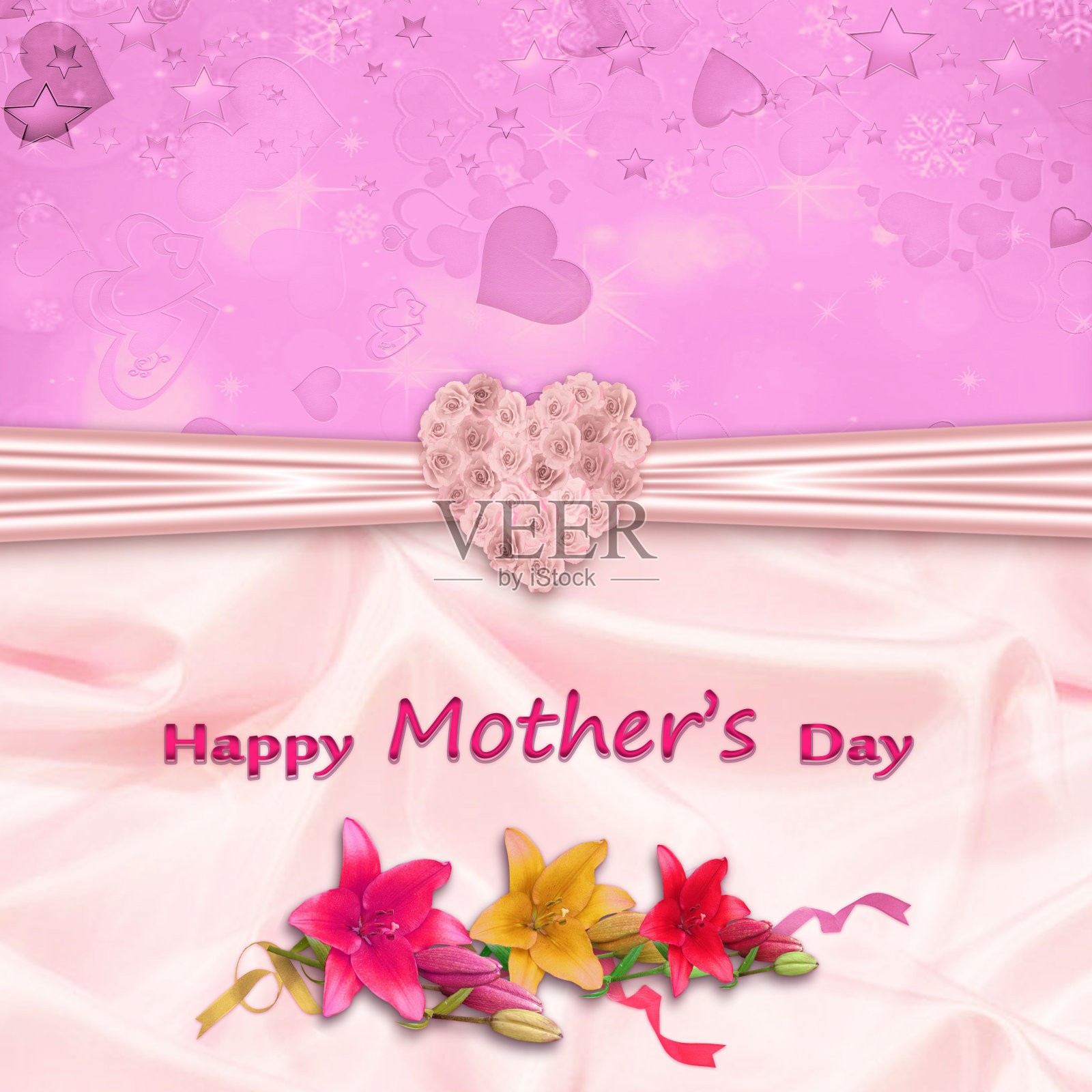 母亲节贺卡插画图片素材