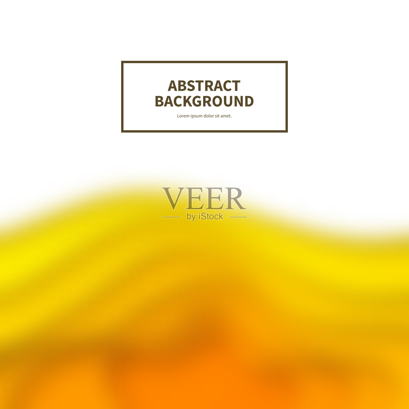 橙黄色波浪形状模糊-抽象的时尚背景插画图片素材