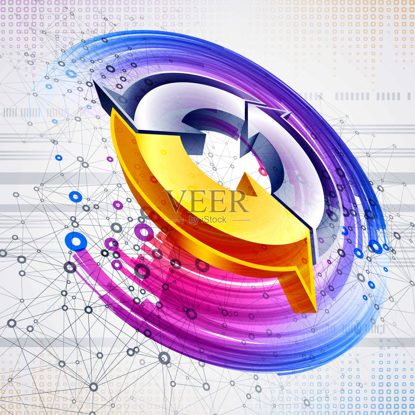 箭头插画图片素材