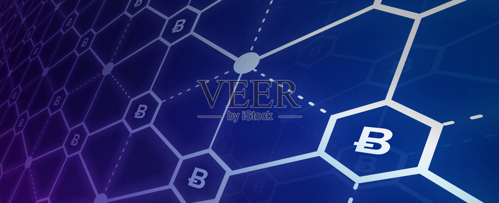 摘要区块链网络背景插画图片素材