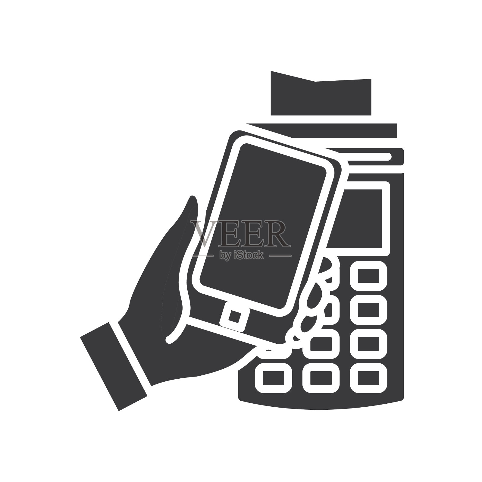 扁平设计金融和银行图标图标素材