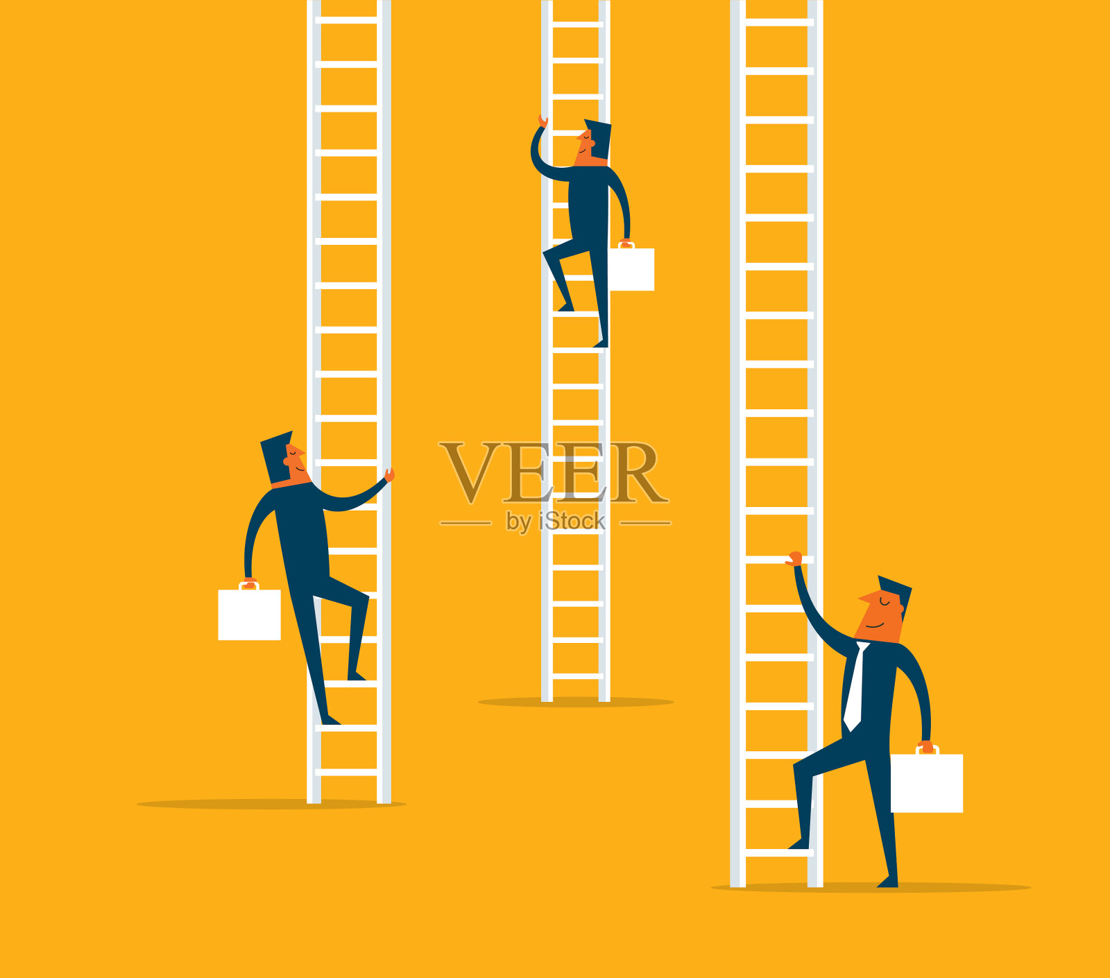 商业和职业选择插画图片素材