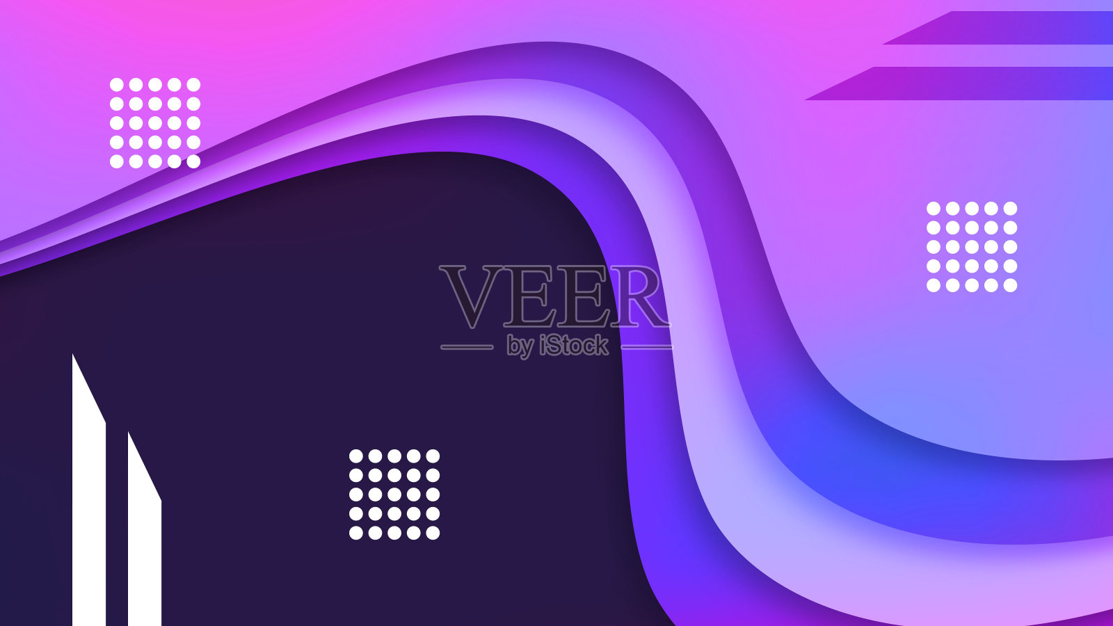 彩色几何背景插画图片素材