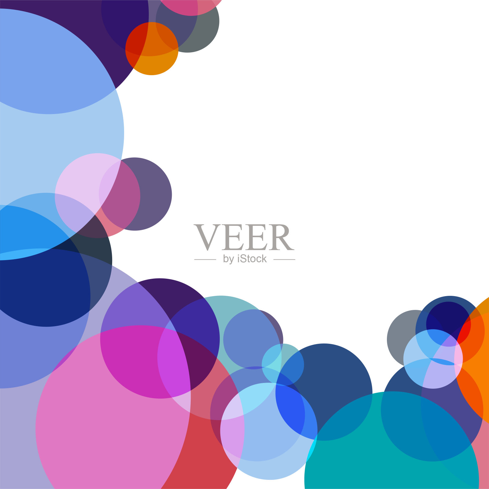 彩色流动斑点时尚图案几何背景设计插画图片素材