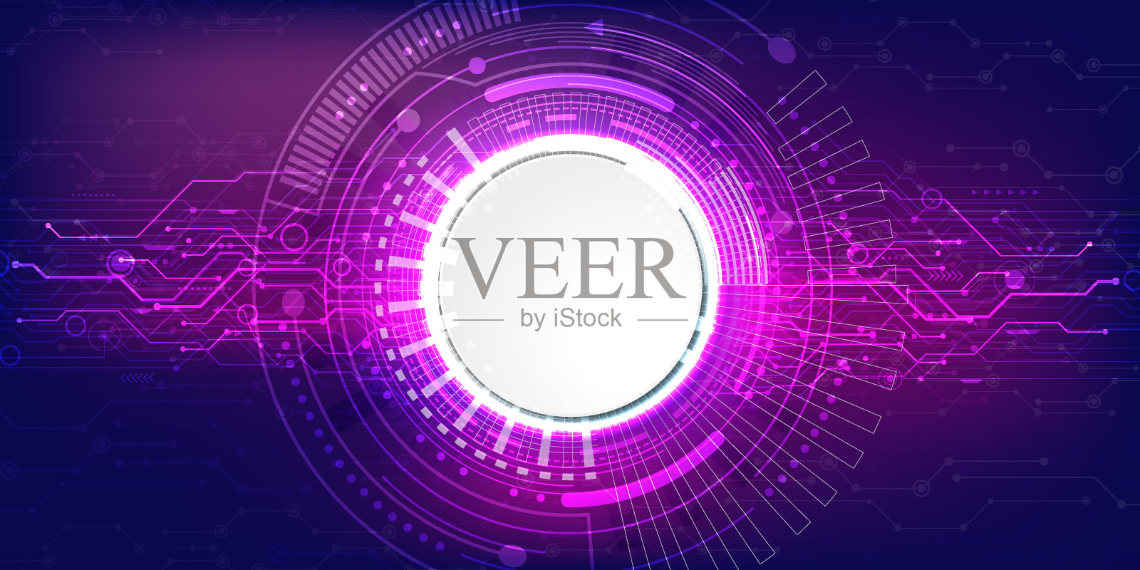 摘要未来电子电路技术背景插画图片素材