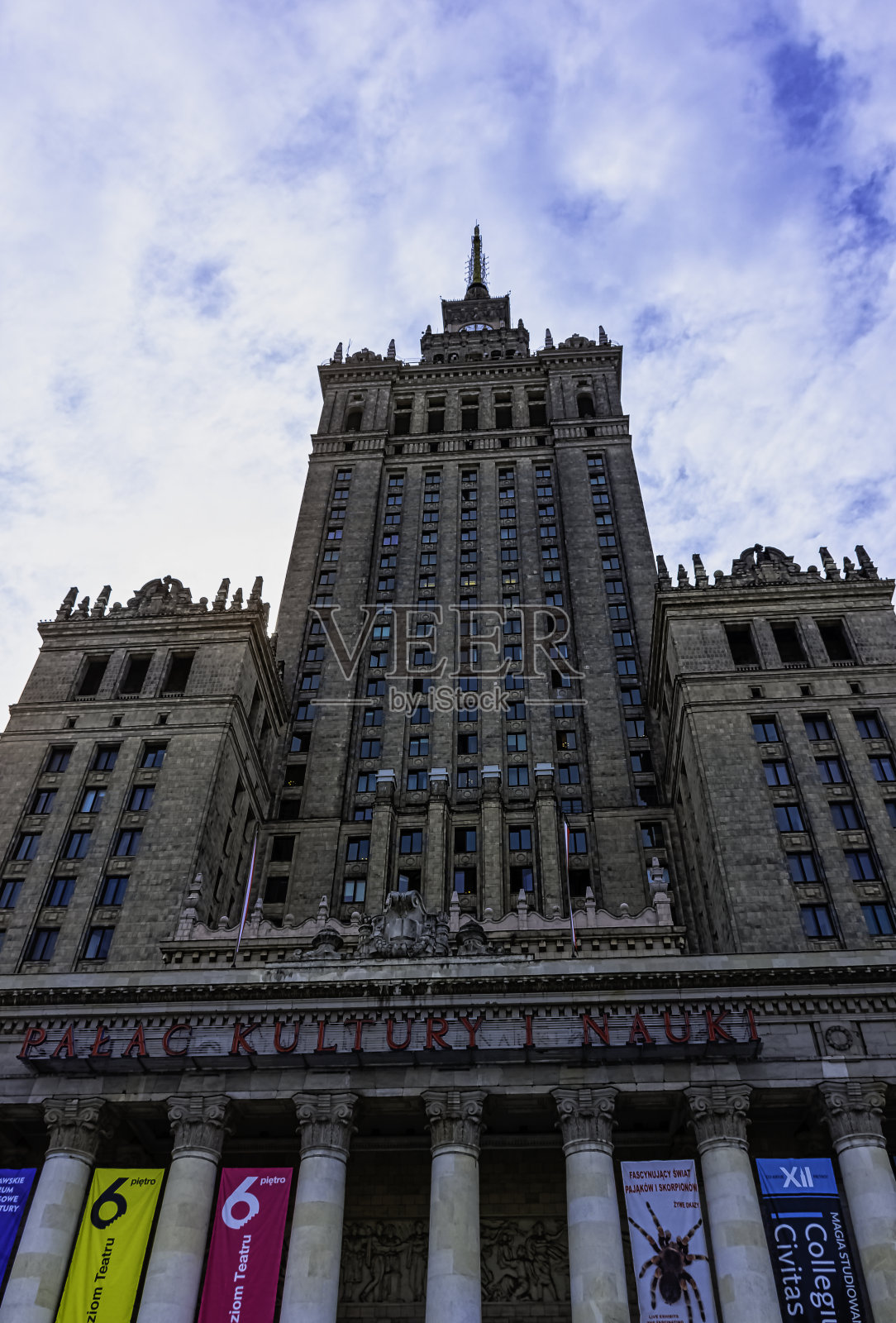 波兰马索维亚华沙的文化和科学宫照片摄影图片
