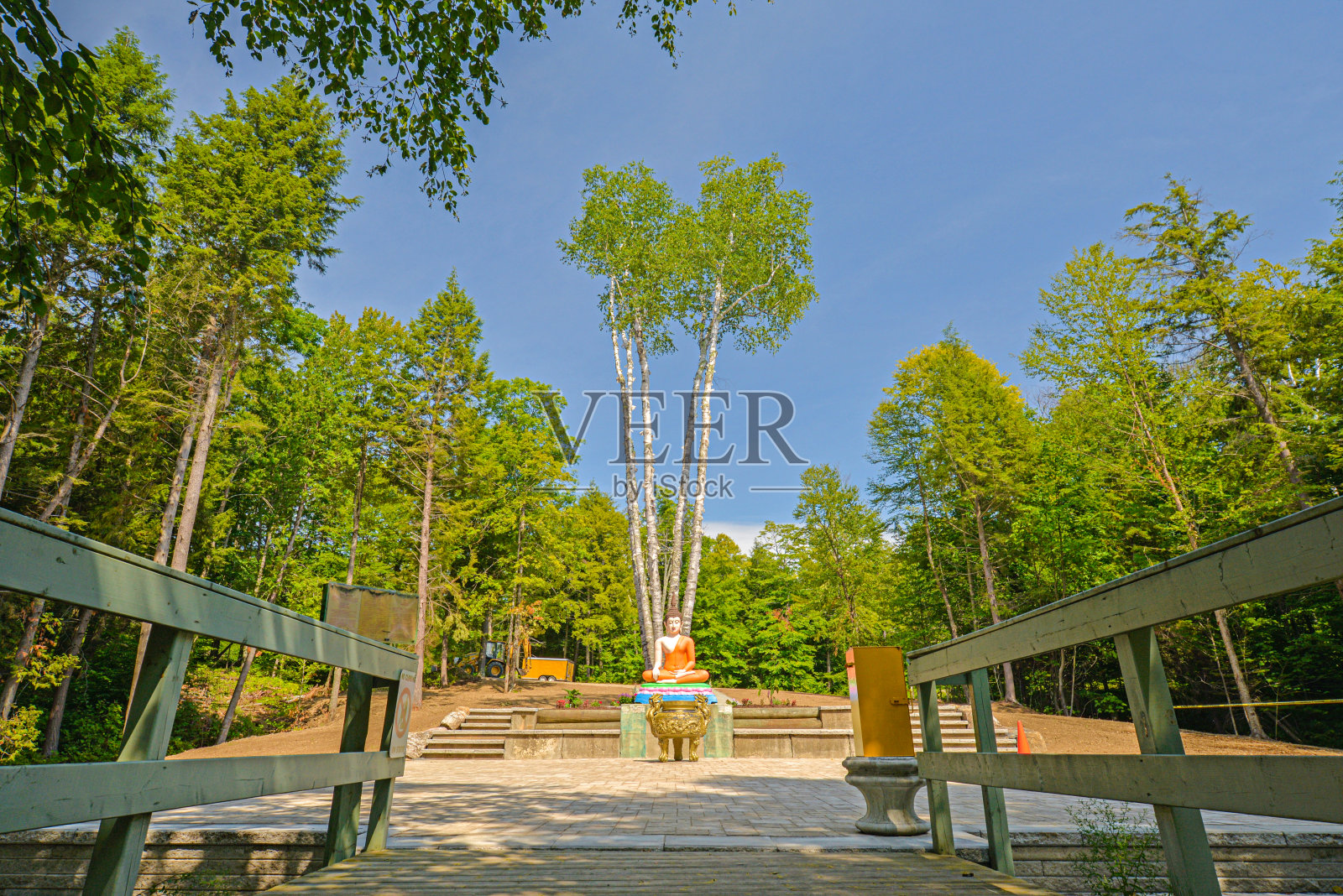 加拿大哈林顿谭宝孙寺传佛像照片摄影图片