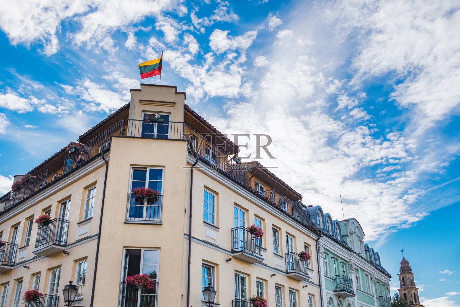 立陶宛维尔纽斯的老城照片摄影图片