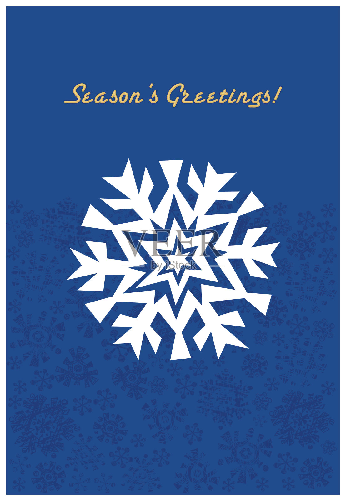 致以节日的问候!冬天的假期。插画图片素材