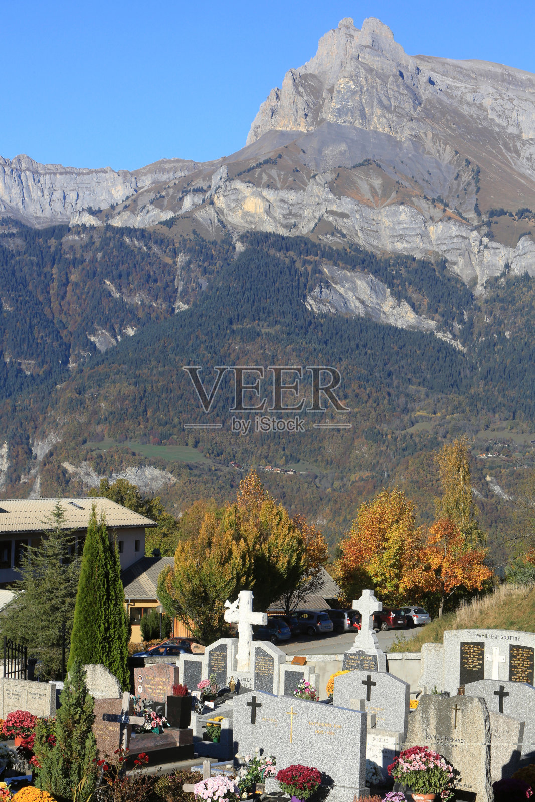 万圣节：公墓，孔布卢照片摄影图片