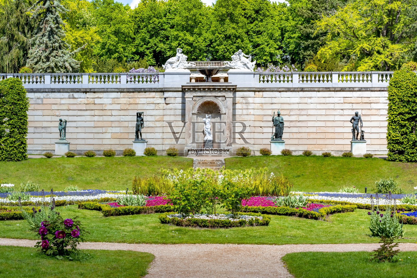 德国春天的波茨坦公园照片摄影图片