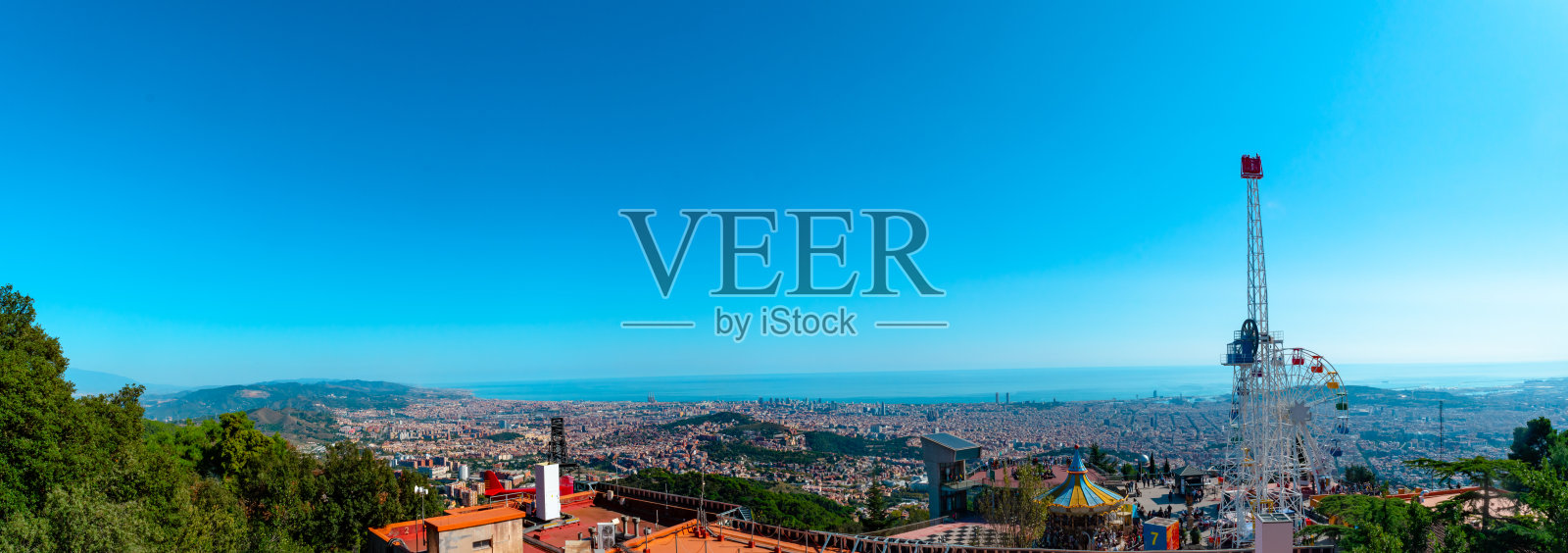 巴塞罗那迷人的景色照片摄影图片