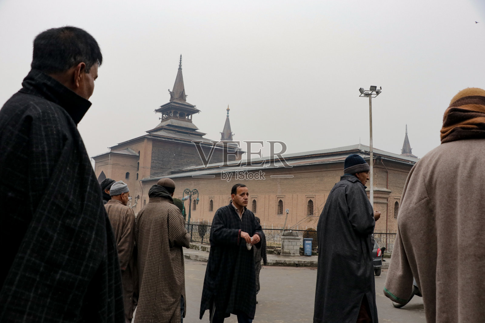 周五的祈祷在贾米亚清真寺举行照片摄影图片