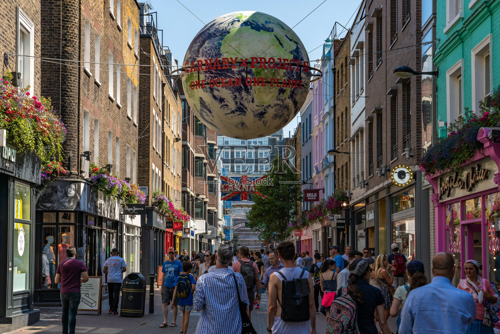 伦敦的卡尔纳比街照片摄影图片