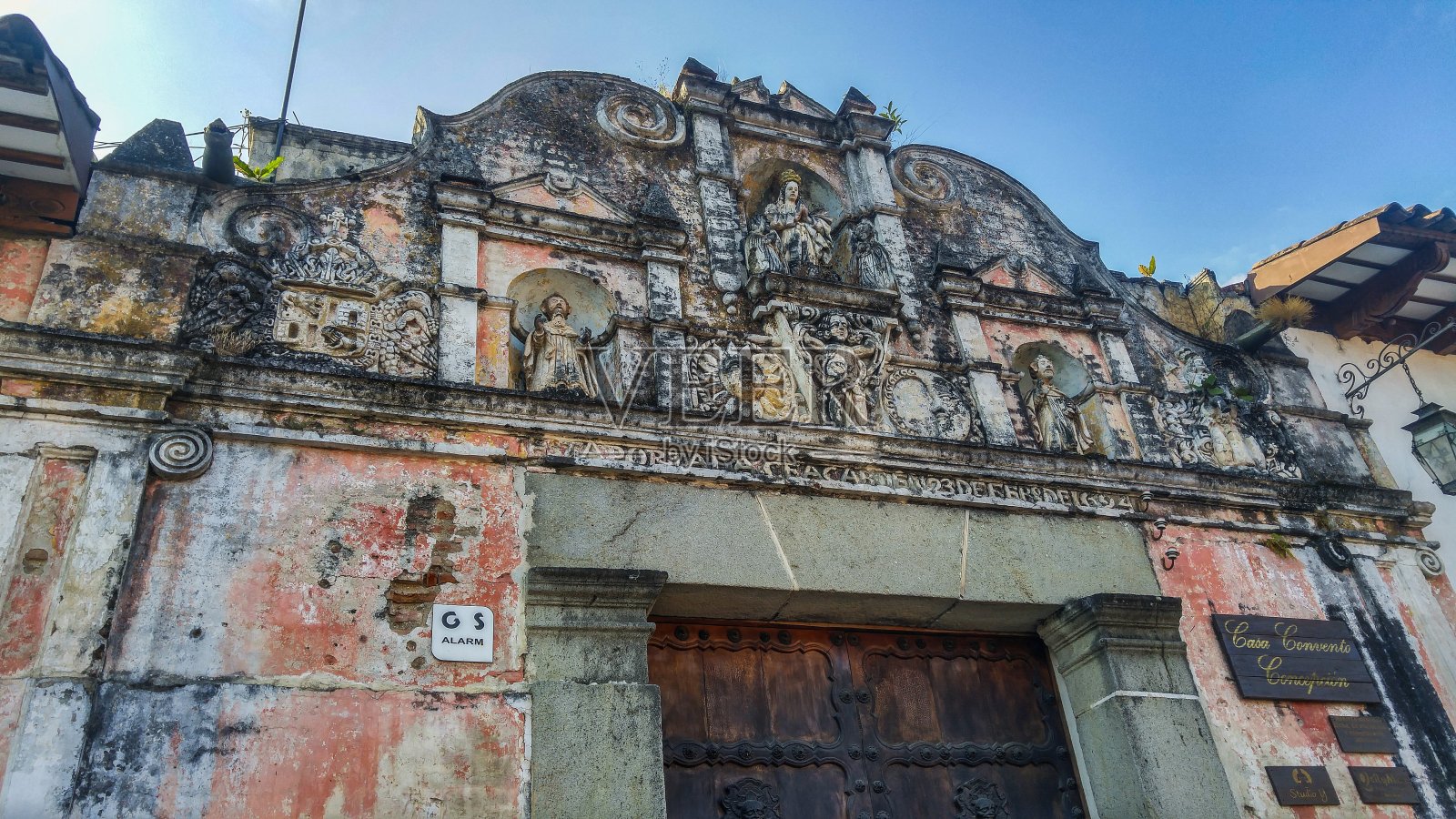 门-安提瓜岛，危地马拉-中美洲照片摄影图片