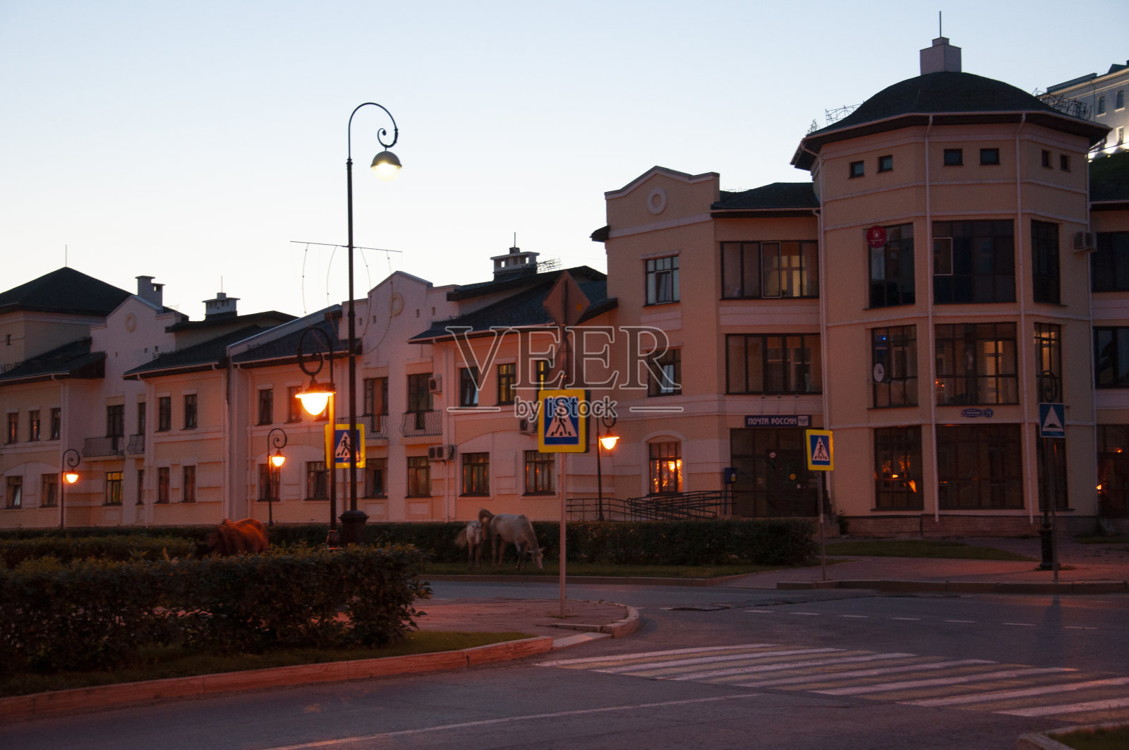 俄罗斯秋明州托博尔斯克红场,托博尔斯克历史建筑博物馆保护区,2019年9月9日照片摄影图片