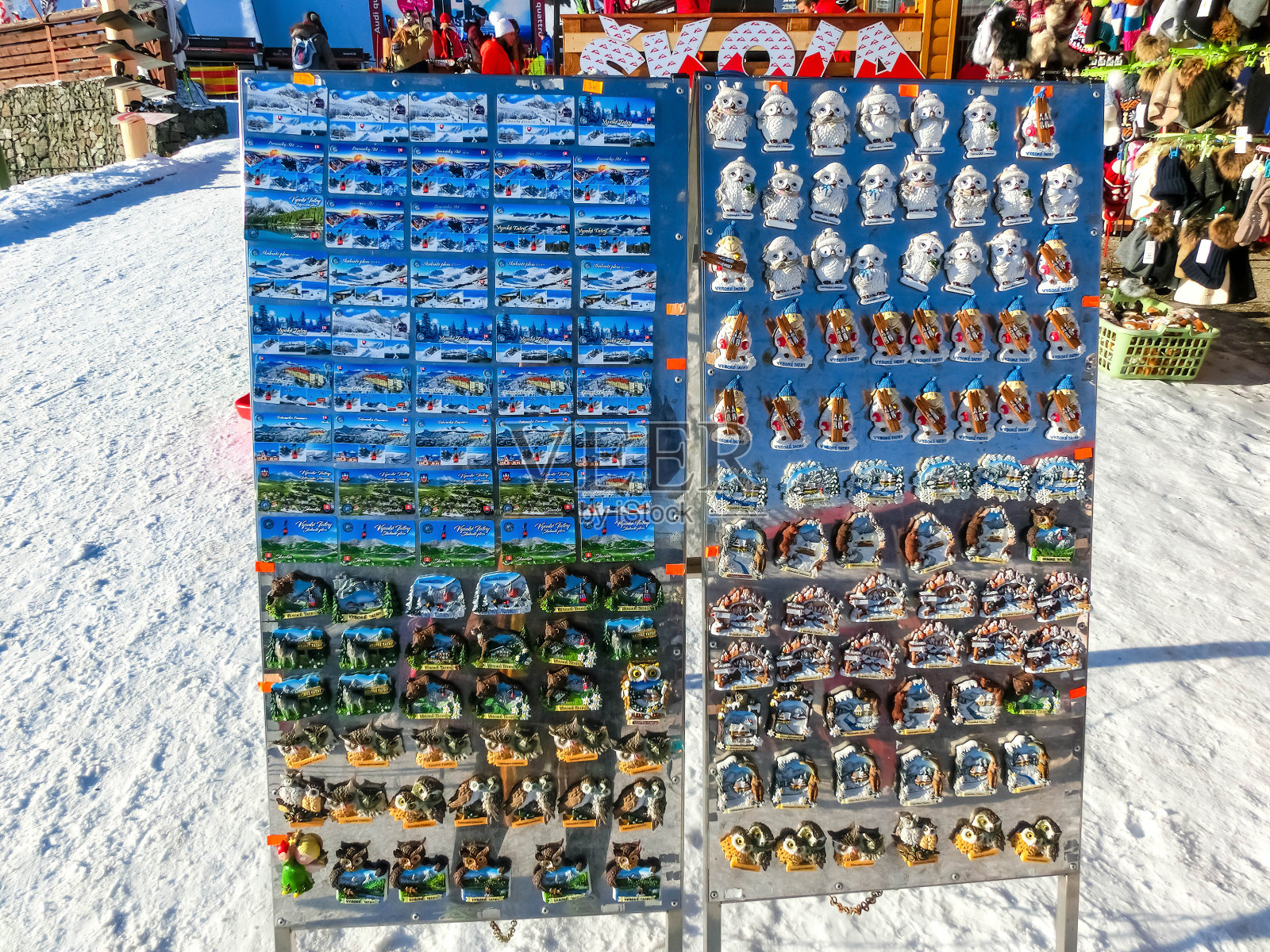 塔特兰斯卡·洛姆尼察，塔特里传统纪念品销售照片摄影图片