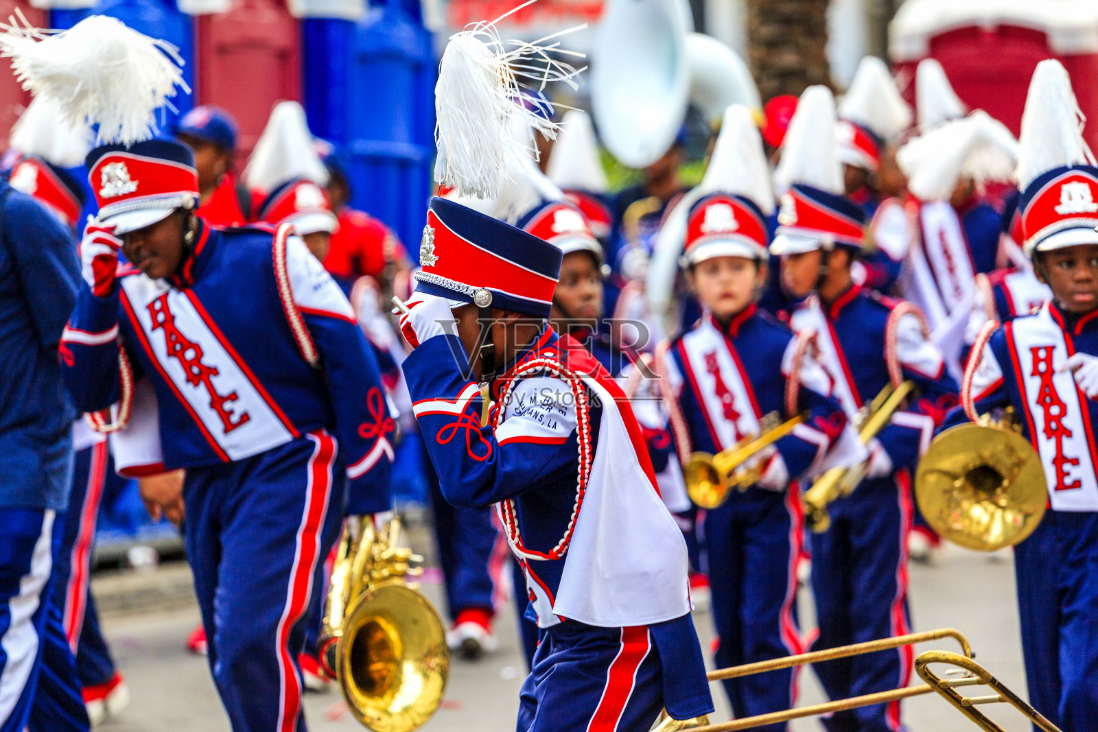 哈特游行乐队-新奥尔良照片摄影图片