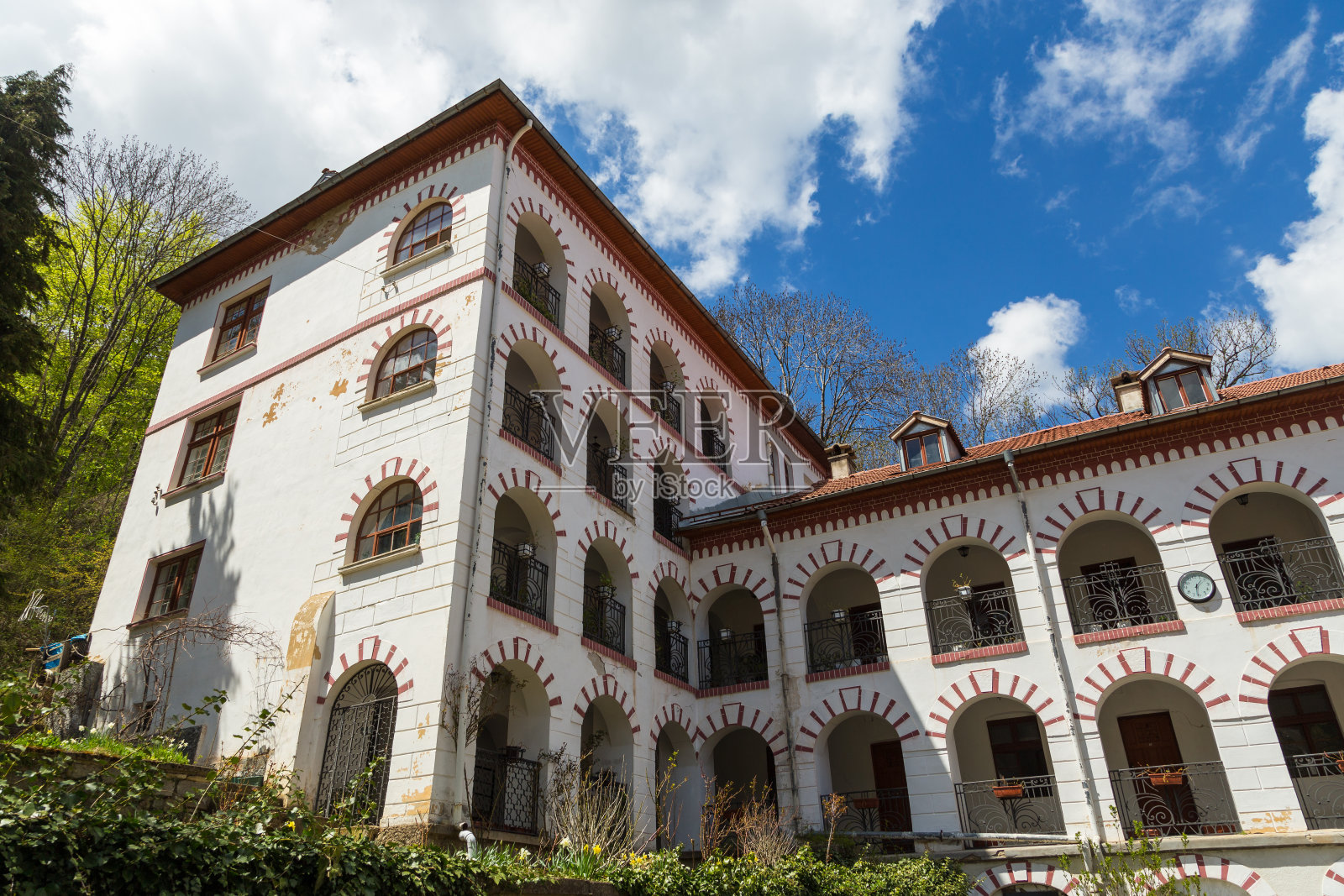 保加利亚维托沙德拉伽莱维茨圣母修道院。照片摄影图片