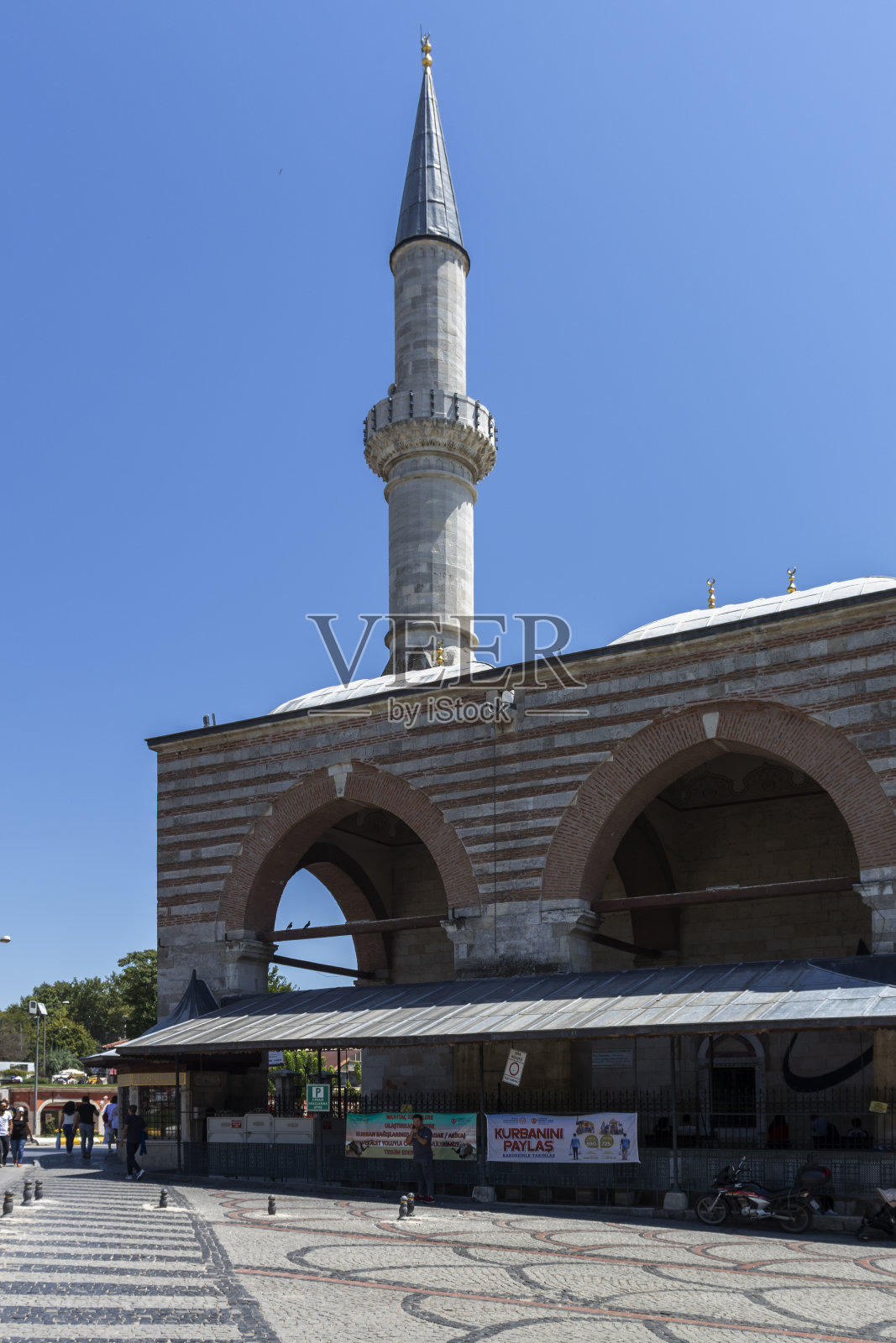 土耳其埃迪尔内市的埃斯基贾米清真寺照片摄影图片