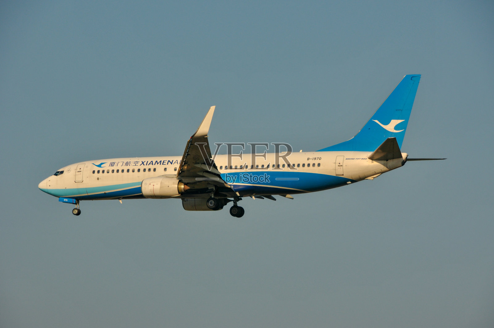 北京首都国际机场的飞机照片摄影图片