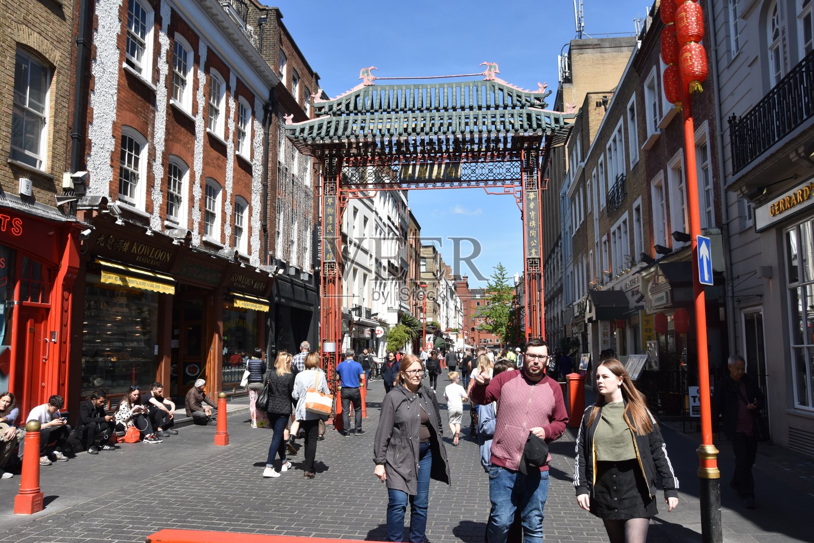 伦敦中国城照片摄影图片