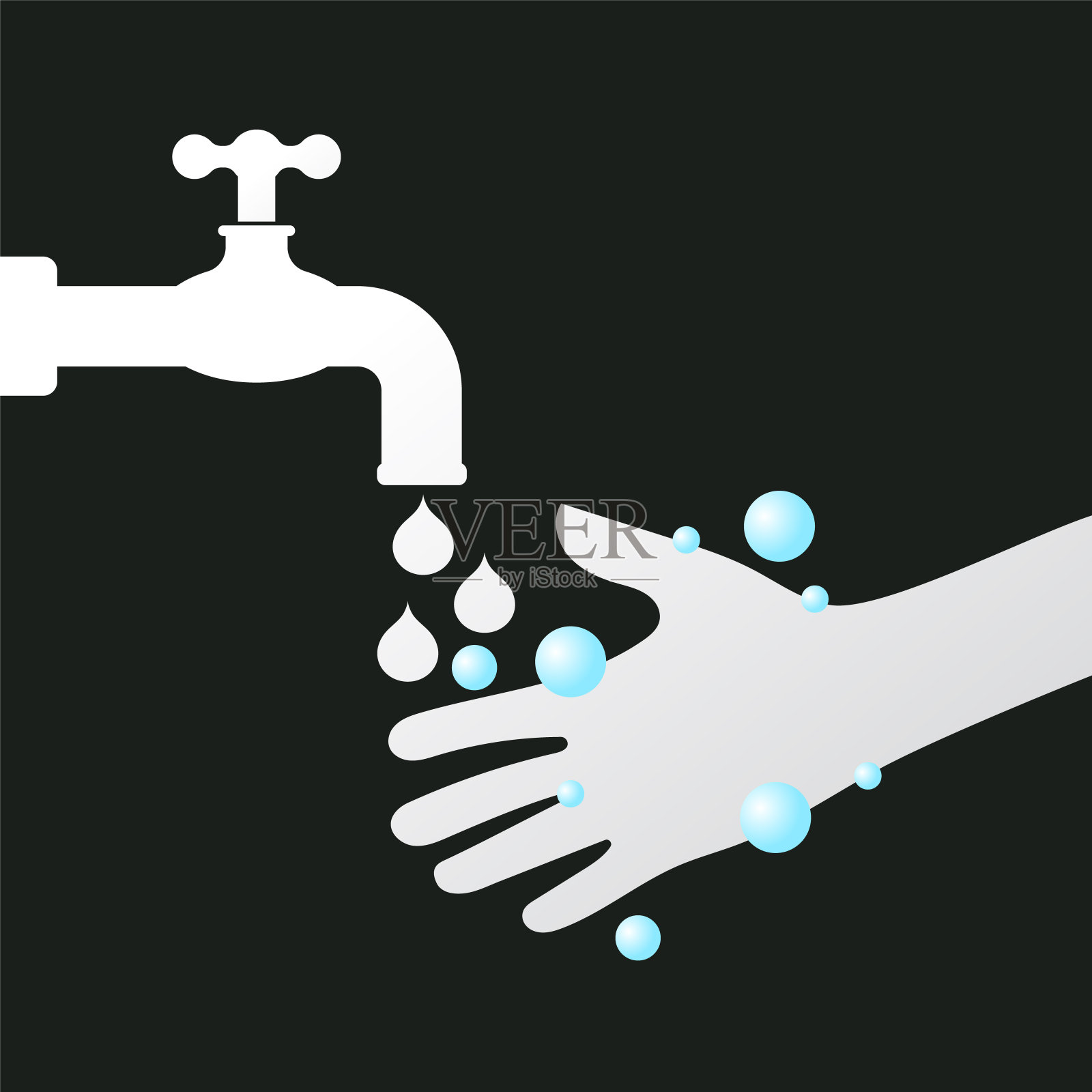 洗手插画图片素材