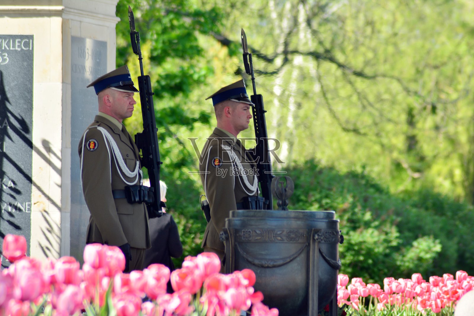 华沙无名战士纪念碑照片摄影图片