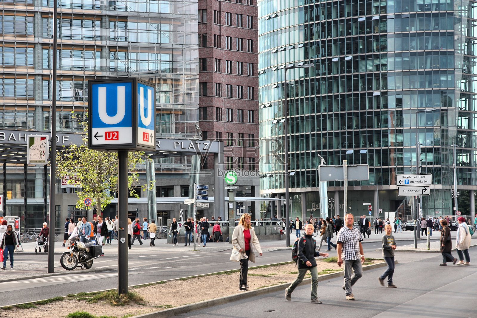 柏林波茨坦广场照片摄影图片