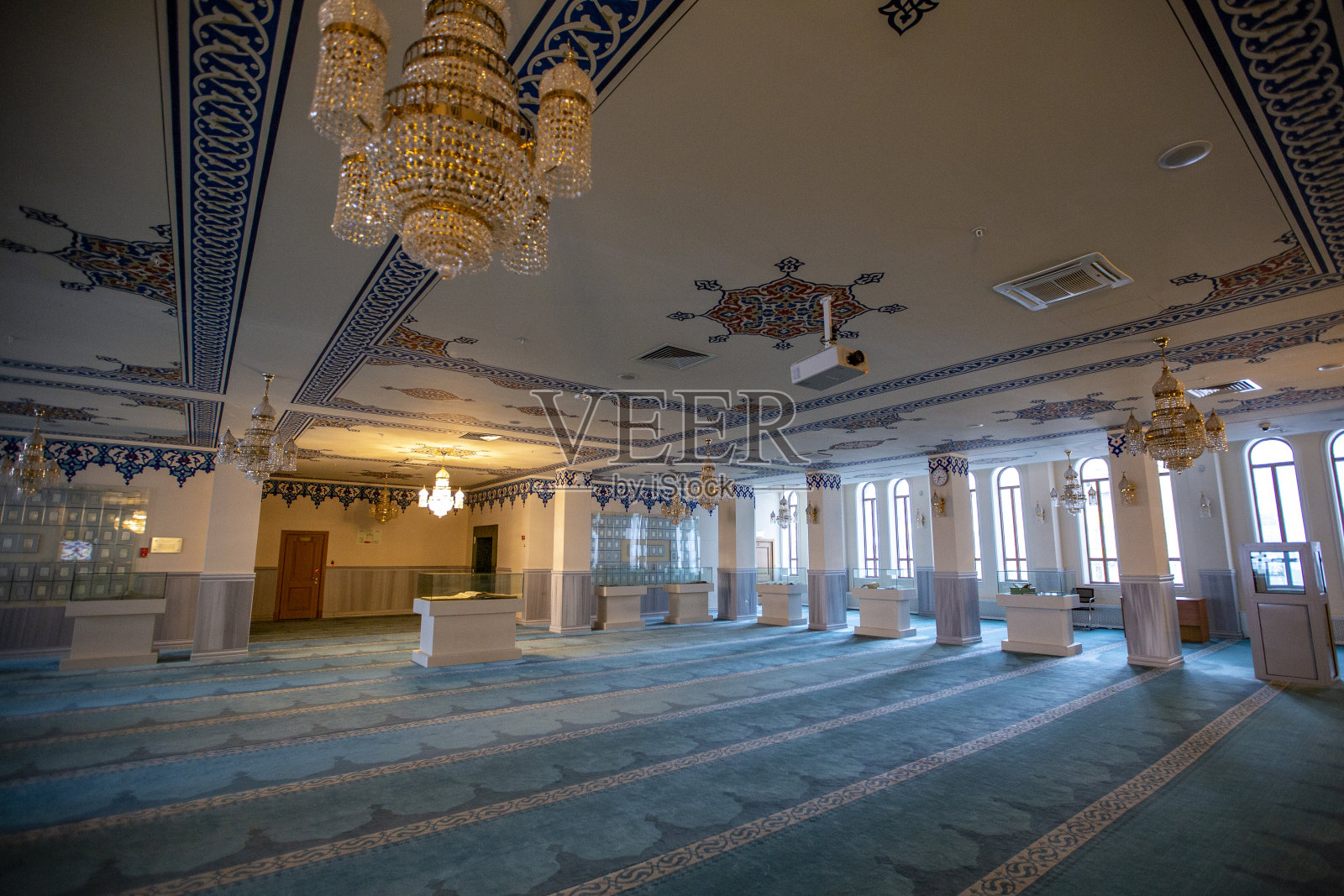 俄罗斯莫斯科大教堂内部景象照片摄影图片