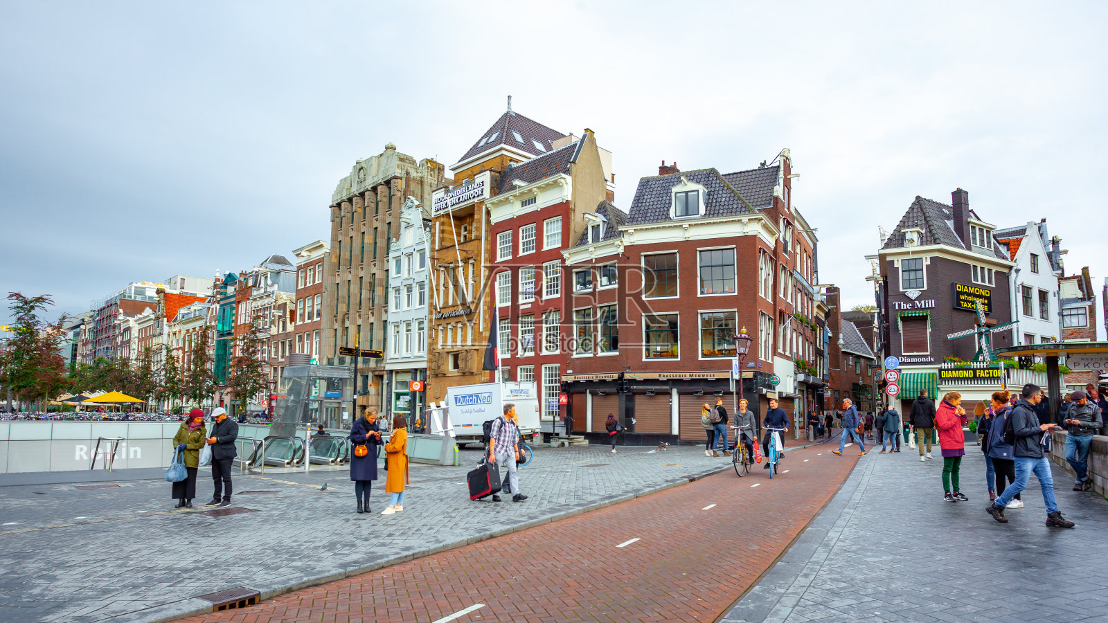 阿姆斯特丹色彩鲜艳的建筑照片摄影图片