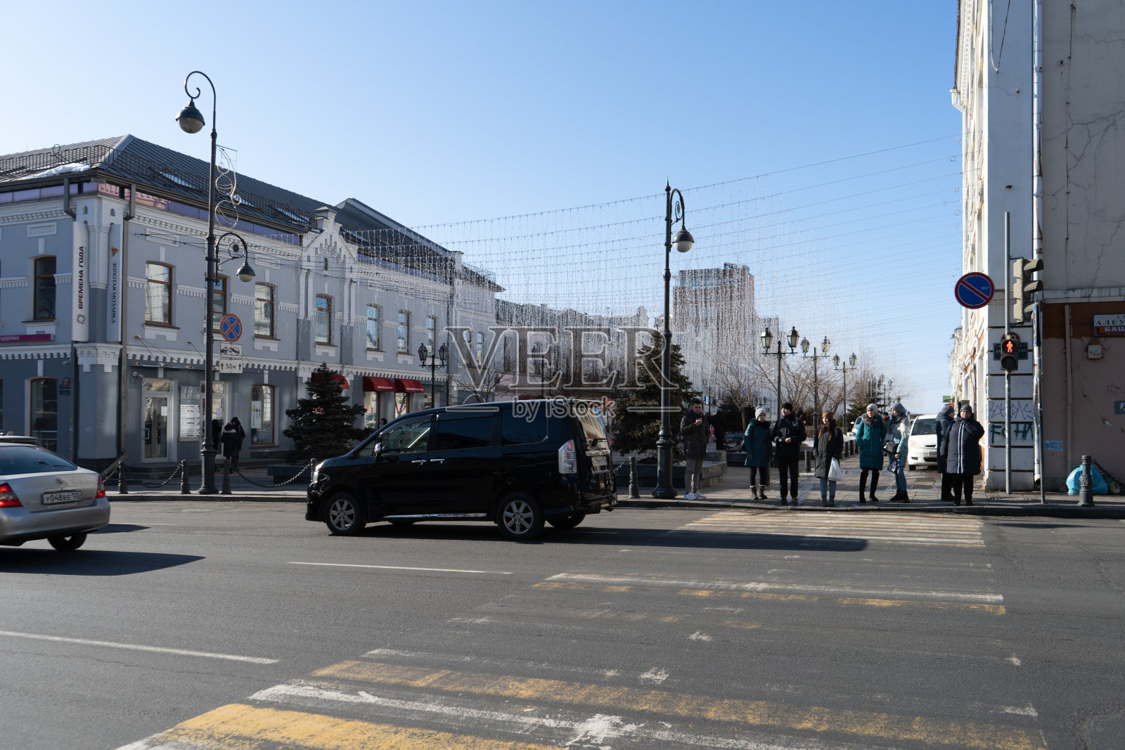 城市景观：阿留申街道一览照片摄影图片