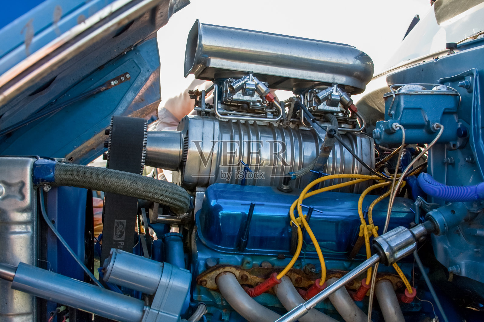 稀有和老式汽车展览。专属车型。照片摄影图片