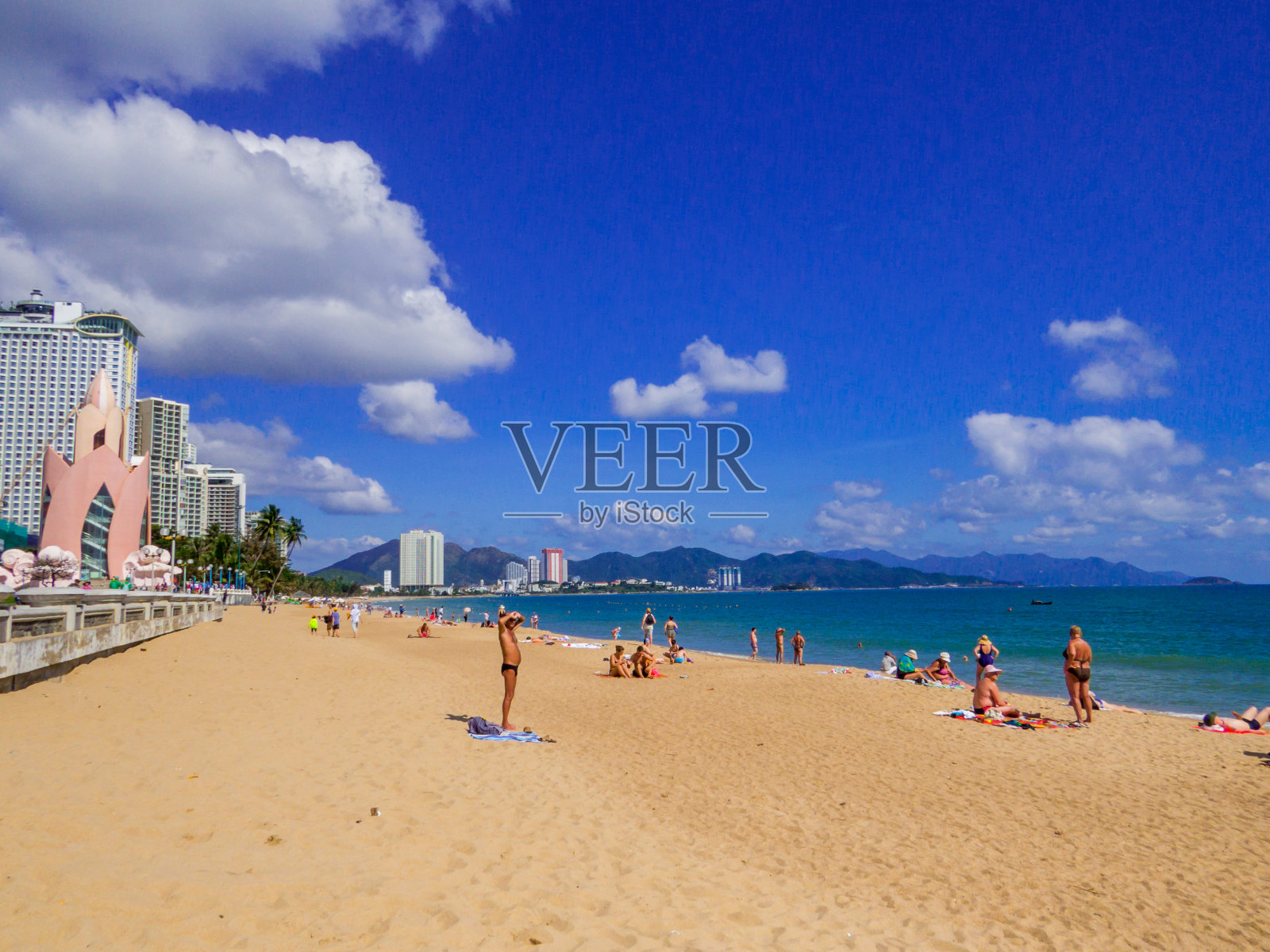 越南芽庄长滩照片摄影图片