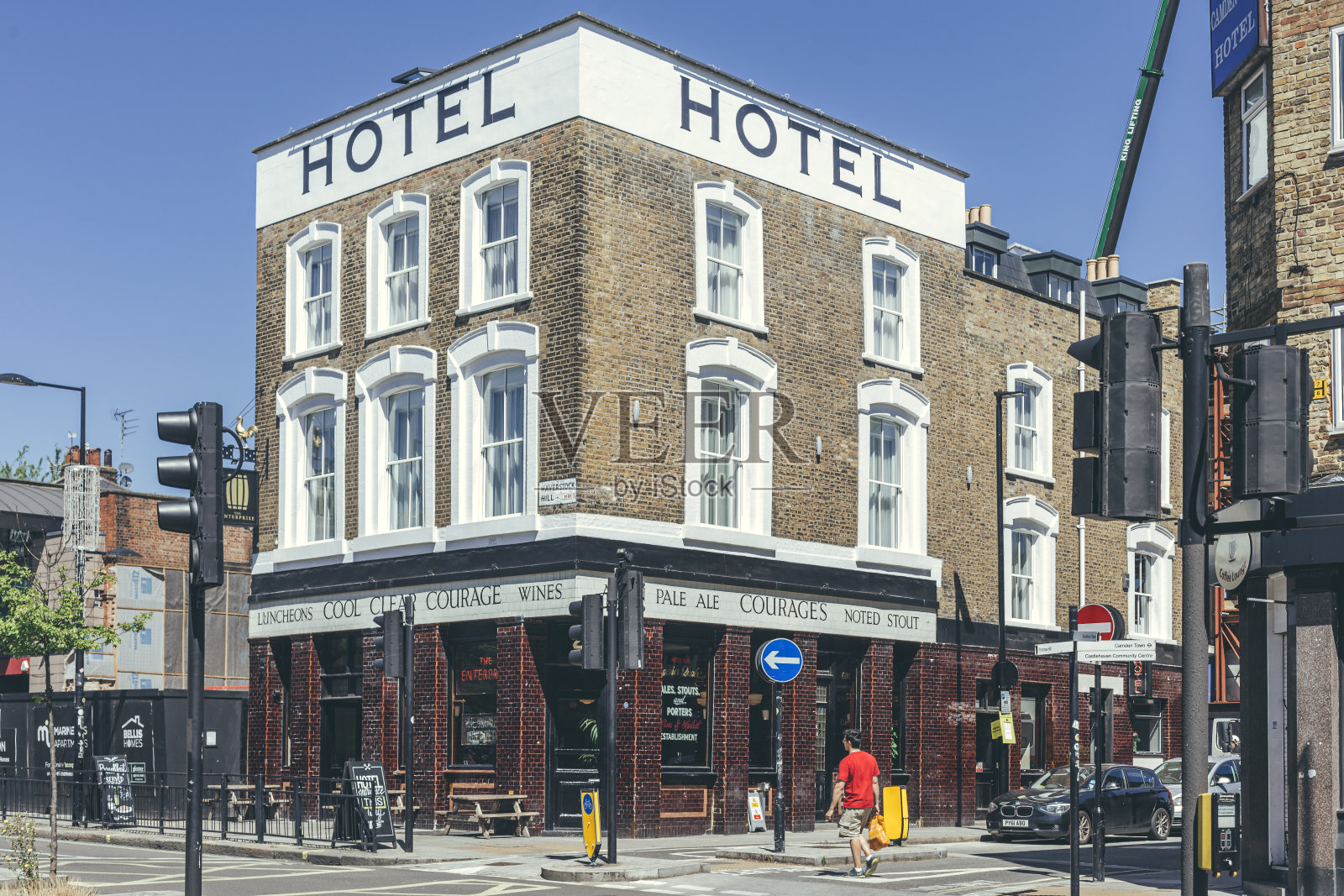 卡姆登企业酒吧和酒店在卡姆登，伦敦，英国照片摄影图片