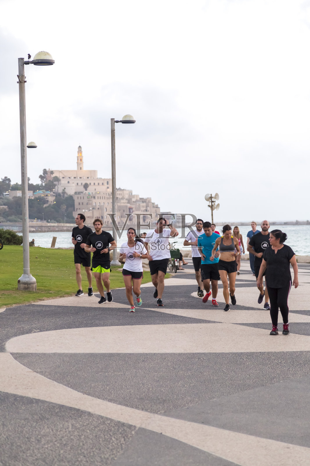 以色列特拉维夫雅法海滩查尔斯·克洛尔公园照片摄影图片