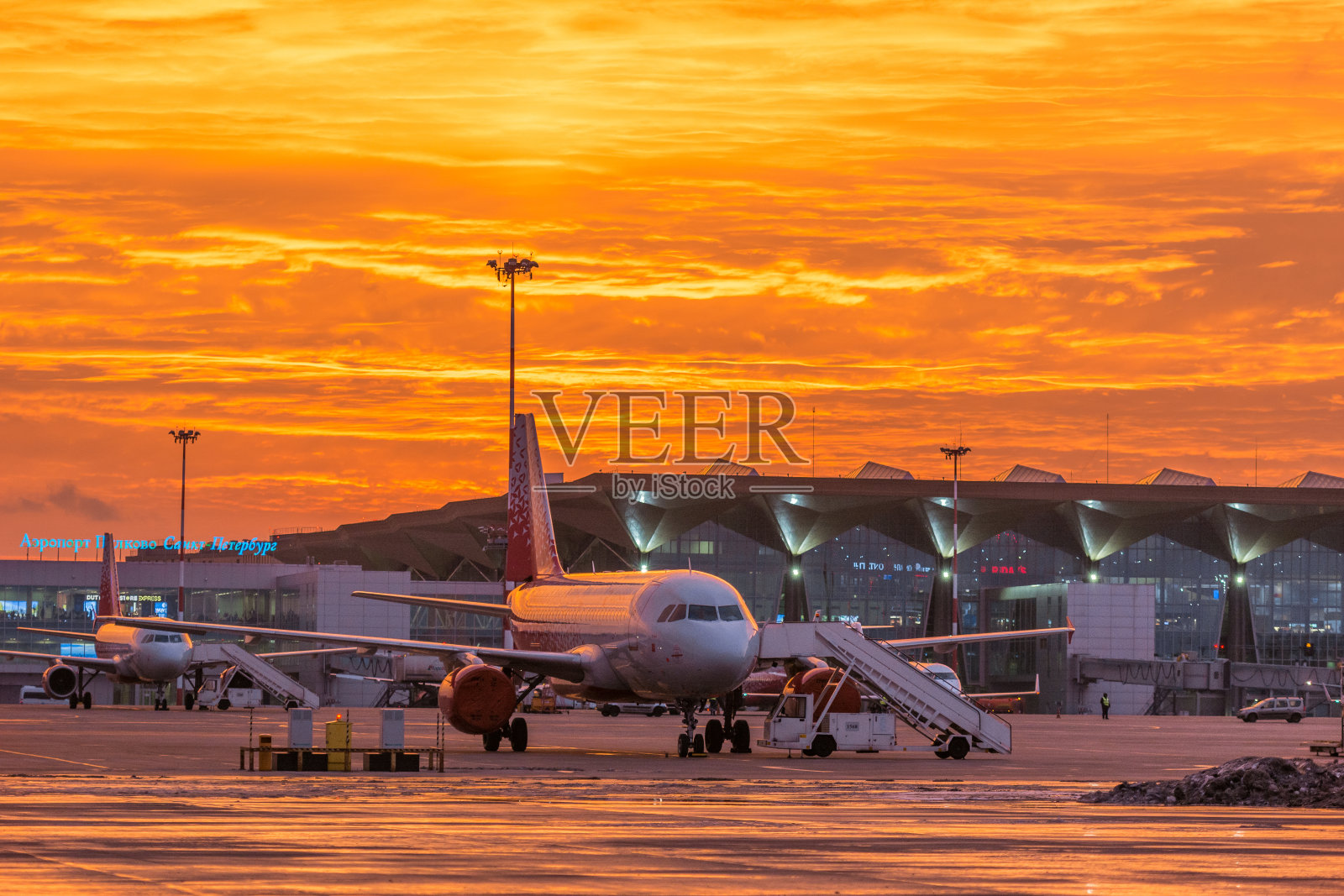 俄罗斯航空公司空客A319照片摄影图片