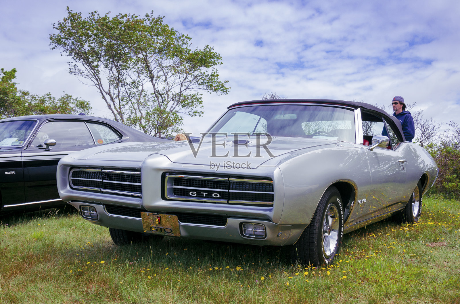 1969年的庞蒂亚克GTO敞篷车照片摄影图片