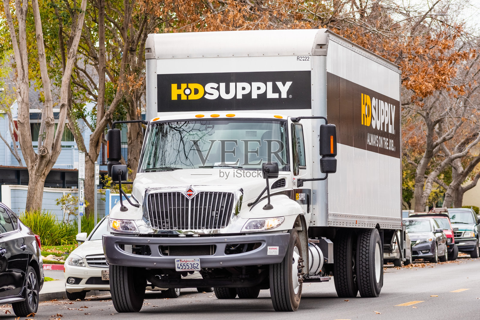 HD供应卡车送货照片摄影图片