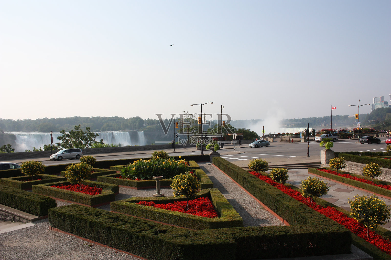 尼亚加拉瀑布的景色照片摄影图片