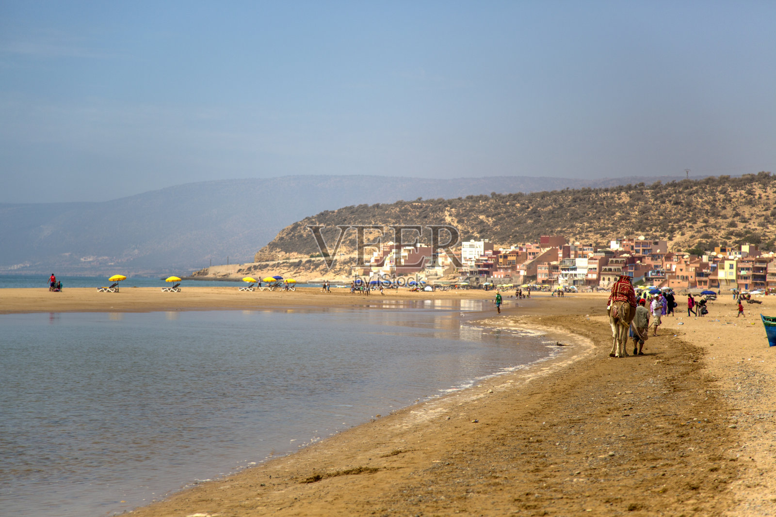 摩洛哥阿加迪尔海滩报道照片摄影图片