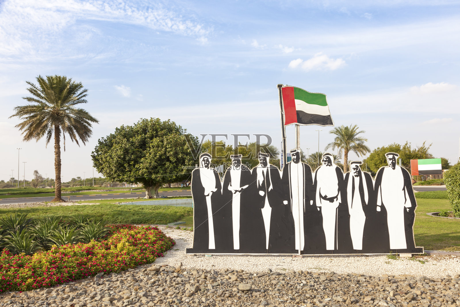 阿联酋艾恩国庆日装饰照片摄影图片