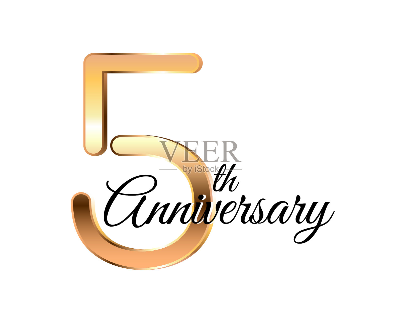 5周年庆典设计插画图片素材